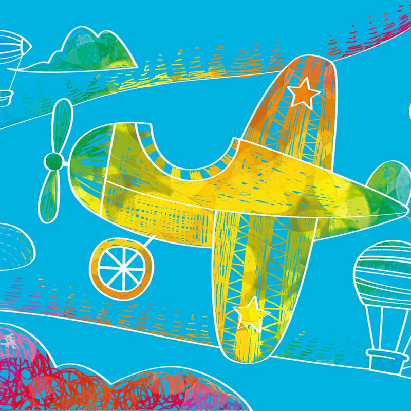 Avenir - Scratch Mmini Book - AIRPLANE (12 PCS) - Limolin 