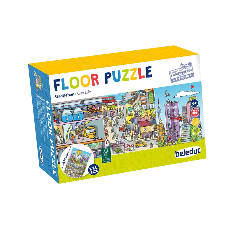 Beleduc - Puzzle de sol « La vie en ville »