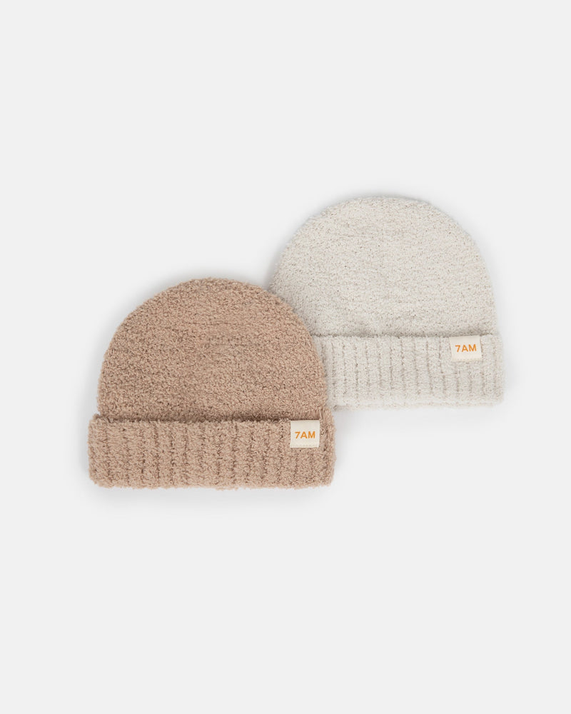 7AM Enfant - Set of Two Beanies - Fuzzy