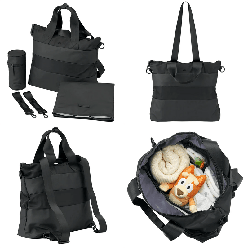 Bababing - Backpack Tote - 100% Recycled - Black - Limolin 