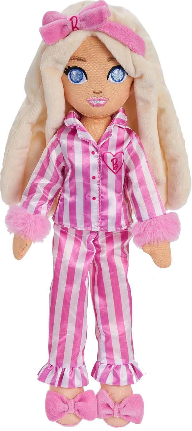 Barbie - Plush Soft Doll, 13.5-inch Sweet Dreams Barbie (Assorted) - Limolin 