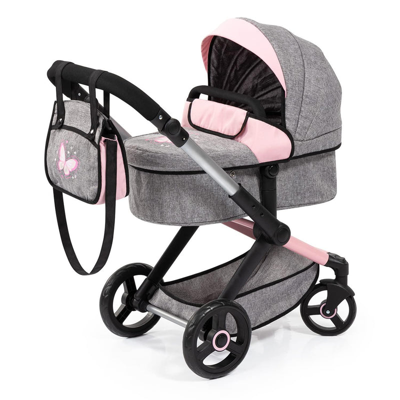 Bayer Design - Xeo - Dolls Pram - Grey - Limolin 