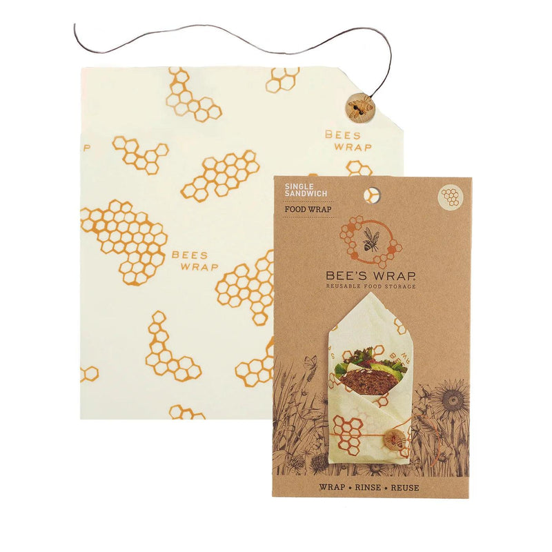 Bees Wrap - Bee-Hive Sandwich Wrap 32.5cm/13" Honeycomb - Limolin 