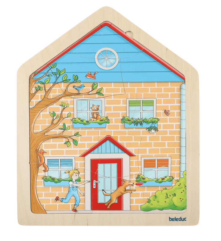 Beleduc - Layer Puzzle - Home - Limolin 