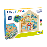 Beleduc - Layer Puzzle - Home - Limolin 