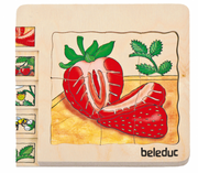 Beleduc - Layer Puzzle - Strawberry - Limolin 