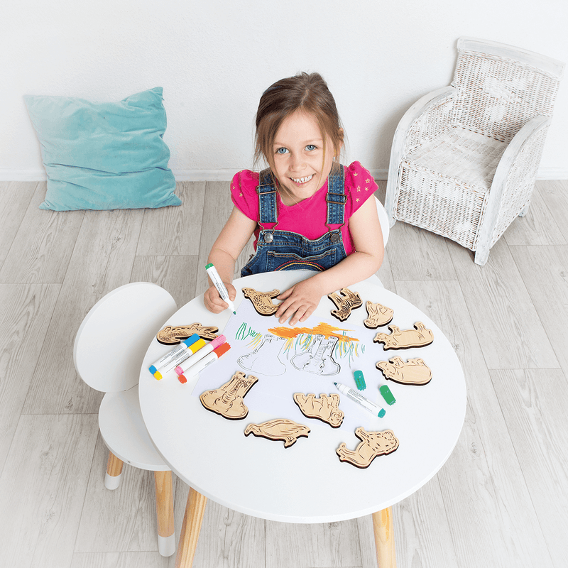 Beleduc - XXL Puzzle "Wild Animals" - Limolin 