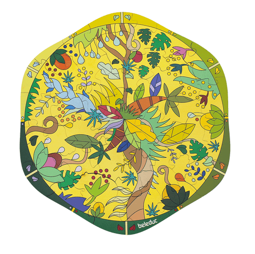 Beleduc - XXL Puzzle "Wild Animals" - Limolin 