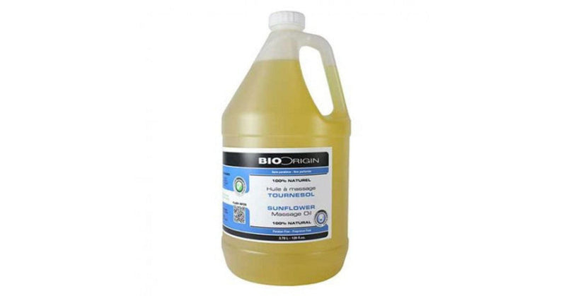 BioOrigin Sunflower Massage Oil | 1 US gal / 3.78 L