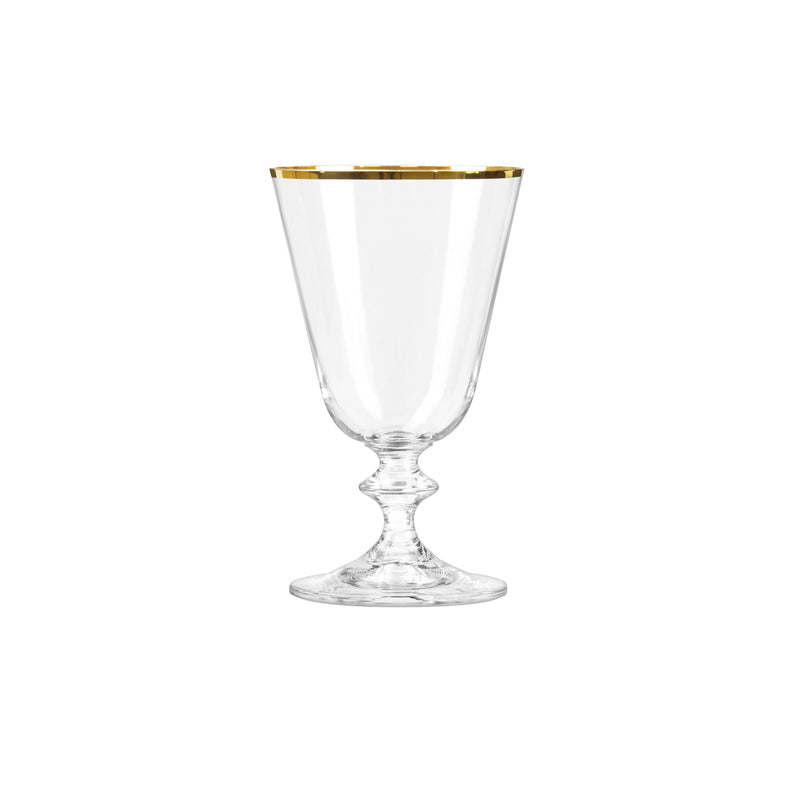 Bohemia Crystal - Bella Red Wine Glass with Gold rim - Limolin 