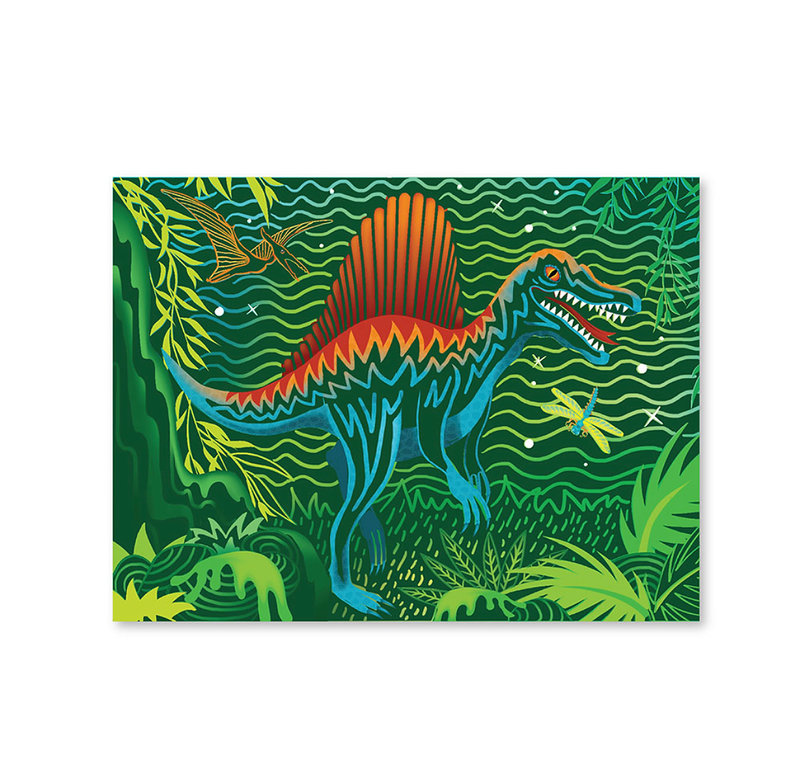Box Candiy - Totally Dinosaurs - Scratch Art Set - Limolin 