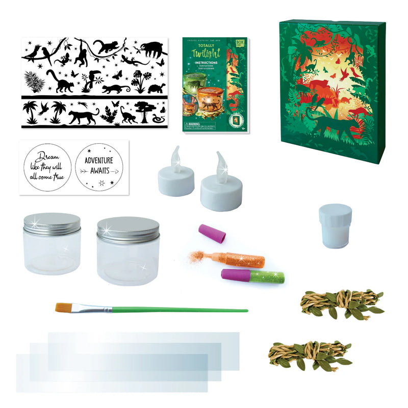 Box Candiy - Totally Twilight - Rainforest Night Light Jars Set - Limolin 