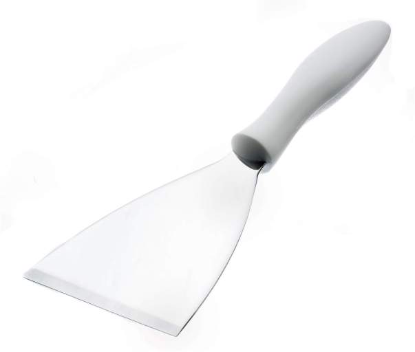 Browne - INNOVATOOLS, Grill Scraper, L-9.75"/24.8cm, Blade-4x4.5"/10.2x11.43cm, Carbon Steel - Limolin 
