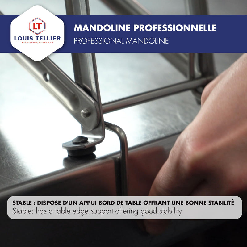 Browne - Mandoline Slicer, 16.5x5.5x3"/42x14x7.6cm, 18/10 SS - Limolin 