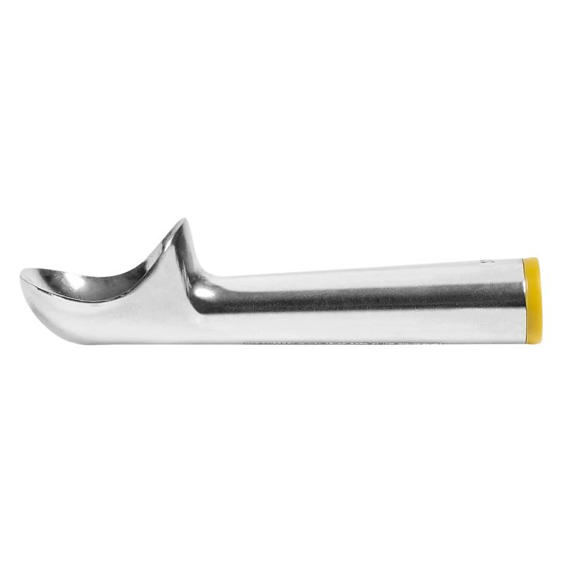 Browne - One-Piece Ice Cream Dipper, #12, 3oz/89ml, Aluminum,Yellow - Limolin 