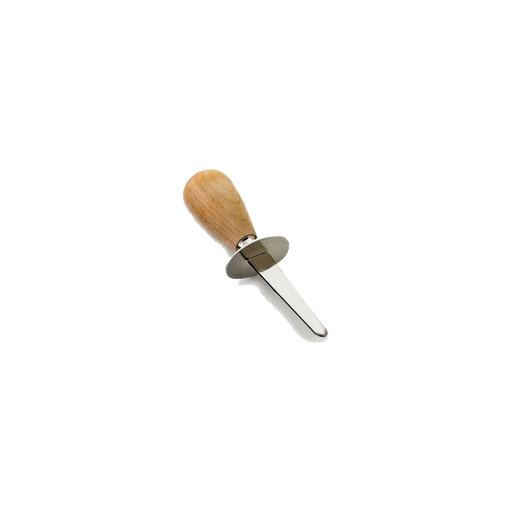 Browne - Oyster Knife w/Guard, Hardwood Handle, 3"/7.6cm, Carbon Steel - Limolin 