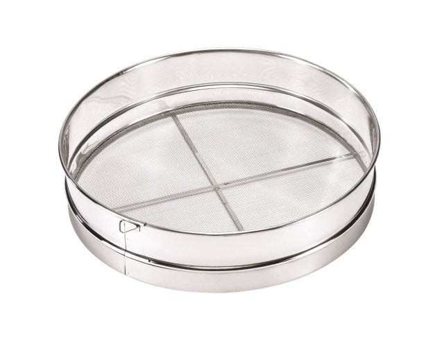 Browne - Rim Sieve, 16 Mesh wire, 12"/30.5cm, H - 2.8"/7cm, SS - Limolin 