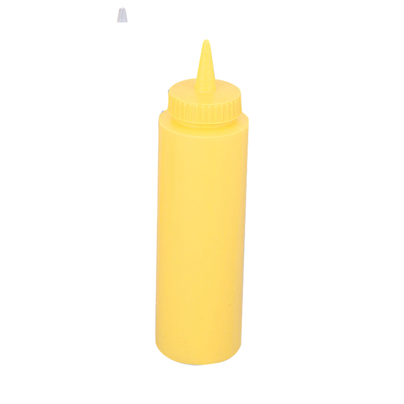 Browne - Squeeze Dispenser, 8oz/236ml, Polyethylene, Yellow - Limolin 