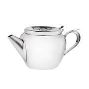 Browne - Teapot with Strainer, Stackable, 20oz/590ml, 18/8 SS - Limolin 