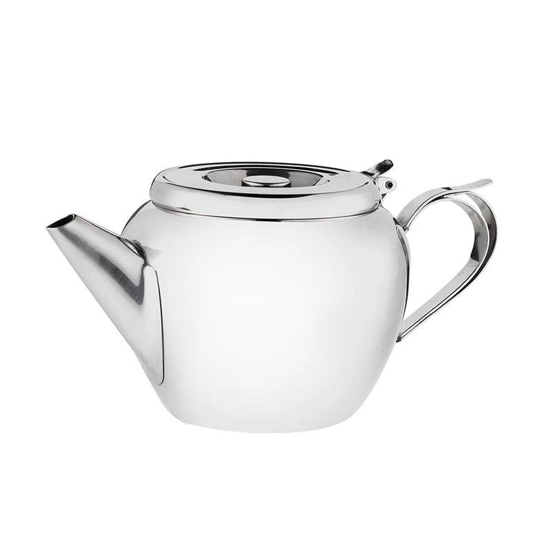 Browne - Teapot with Strainer, Stackable, 20oz/590ml, 18/8 SS - Limolin 
