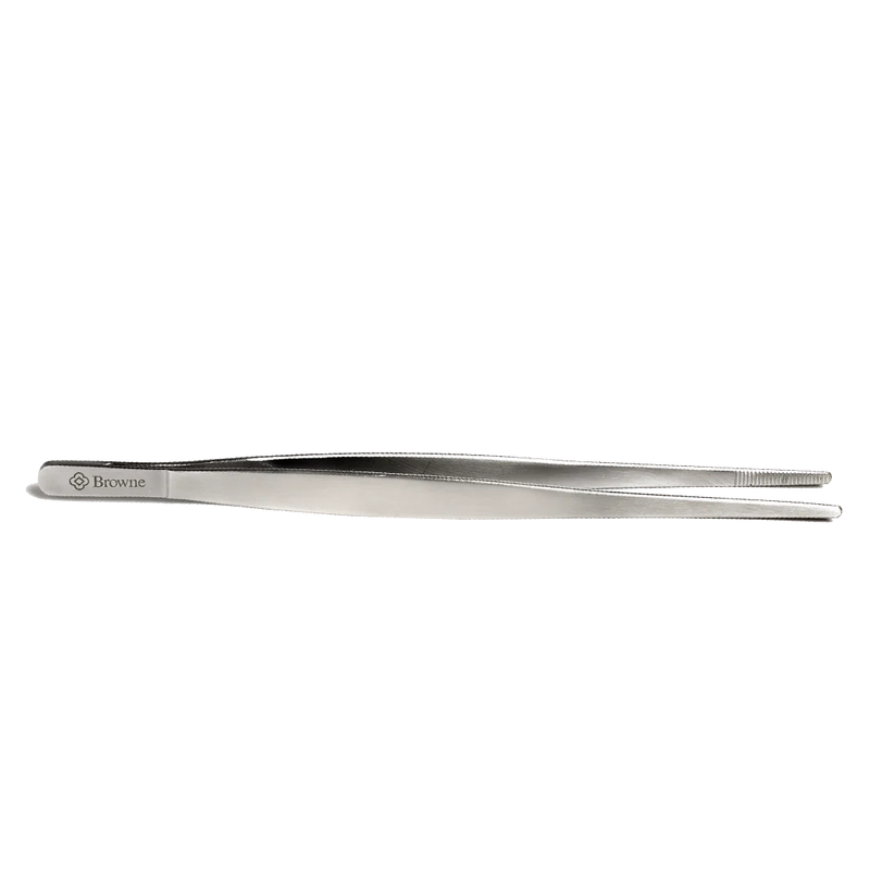 Browne - Tongs, Precision, Straight, 8"/20.3cm, SS - Limolin 