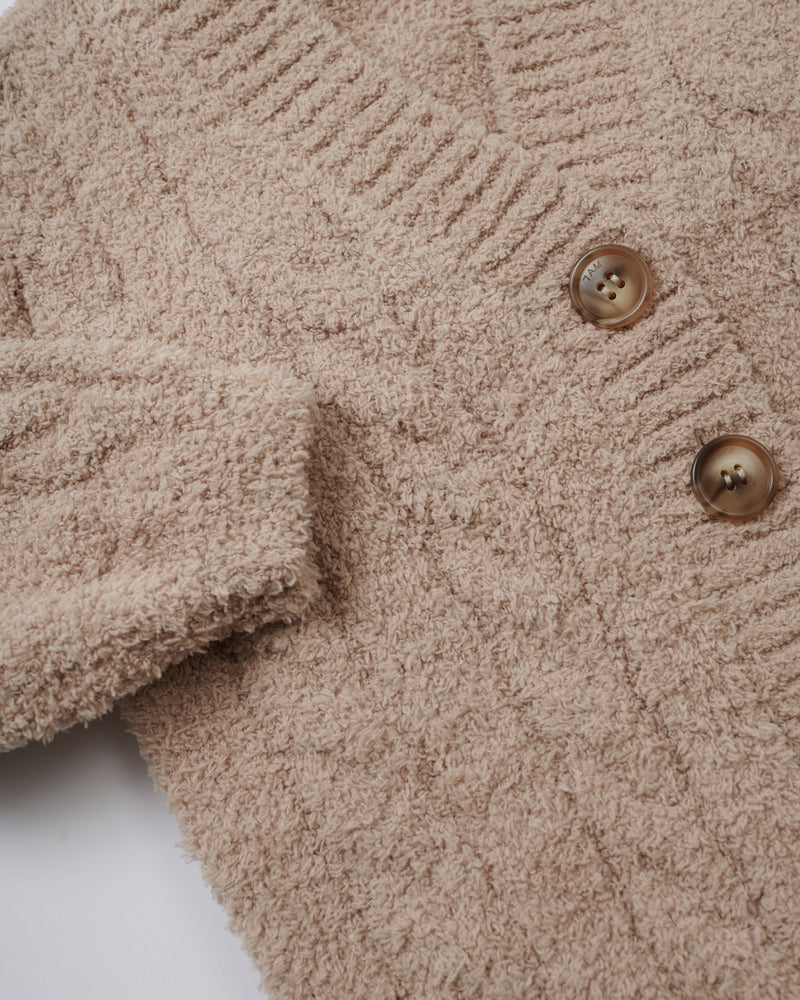 7AM Enfant - Cable Cardigan - Fuzzy