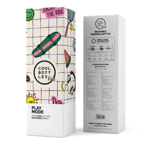 Cool Bottles - Kids 500 mL -Explorer Series - Play Mode