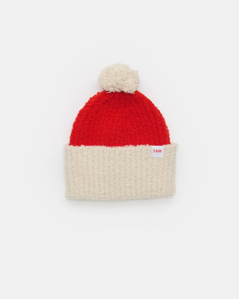 Santa Beanie - Fuzzy Holiday