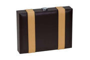 CHH Games - Backgammon - 9 Inch Brown/ Tan Backgammon - Limolin 