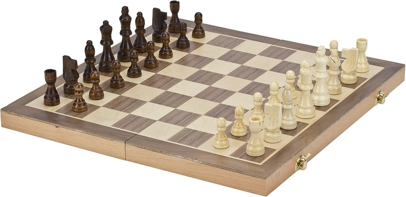 CHH Games - Checkers - 15 Inch Folding 3-In-1 Game Set - Limolin 