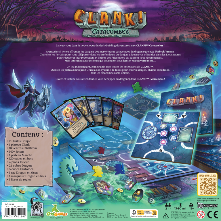 Origames - Clank! - Catacombes
