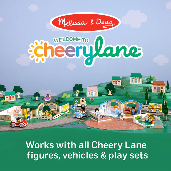 Melissa & Doug - Cheery Lane Vehicles Play Set