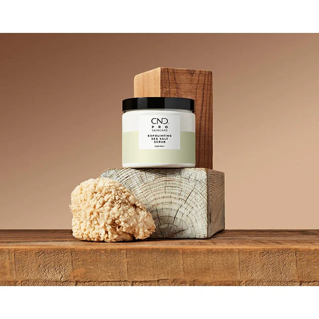CND - Pro Skincare Exfoliating Sea Salt Scrub (For Feet) 18 Fl oz - Limolin 