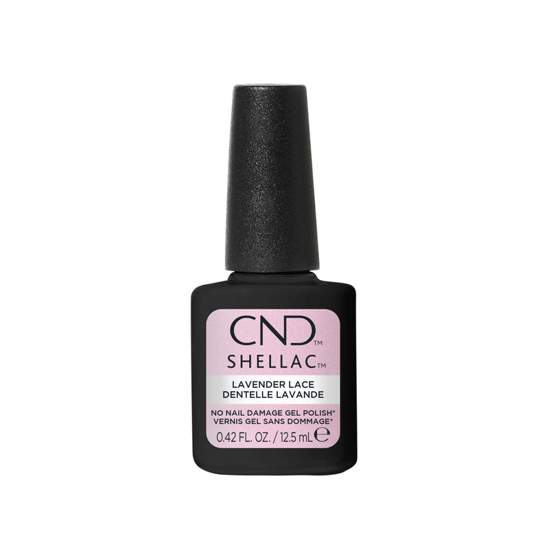 CND - SHELLAC Gel Polish - Lavender Lace #216 | 0.42 fl oz / 12.5 mL