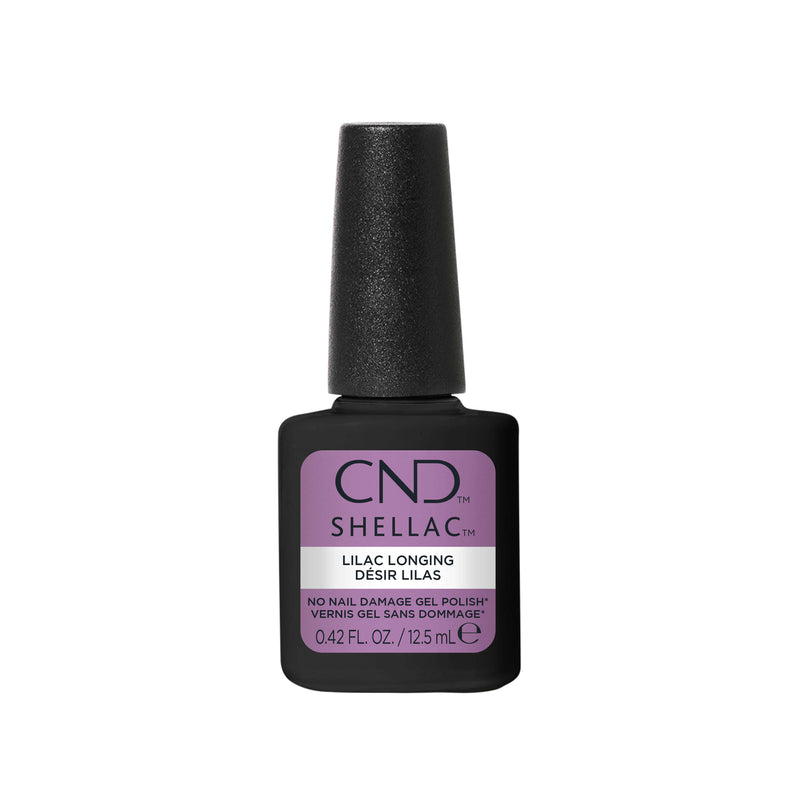 CND - SHELLAC Gel Polish - Lilac Longing #125 | 0.42 fl oz / 12.5 mL