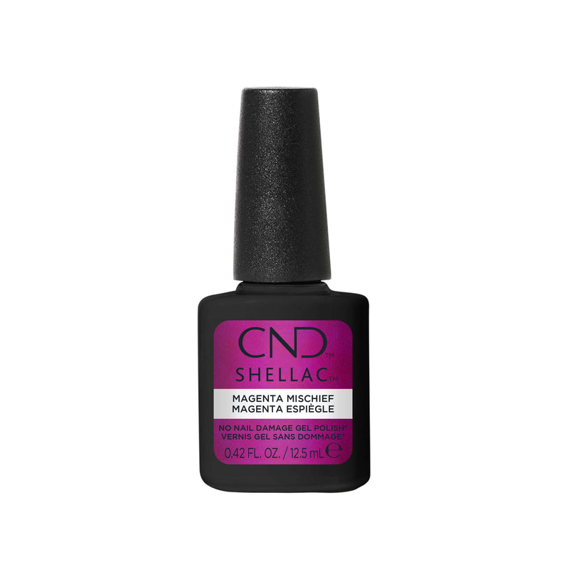 CND - SHELLAC Gel Polish - Magenta Mischief #209 | 0.42 fl oz / 12.5 mL