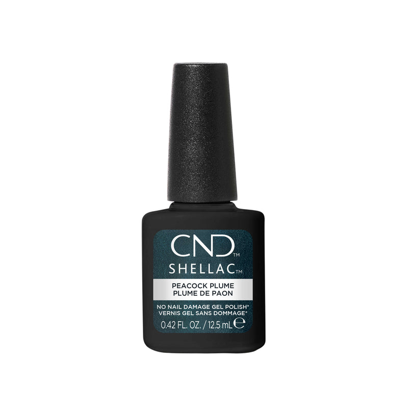 CND - SHELLAC Gel Polish - Peacock Plume #199 | 0.42 fl oz / 12.5 mL