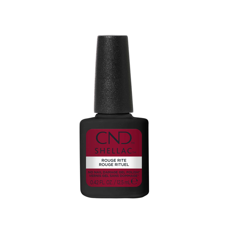 CND - SHELLAC Gel Polish - Rouge Rite #197 | 0.42 fl oz / 12.5 mL