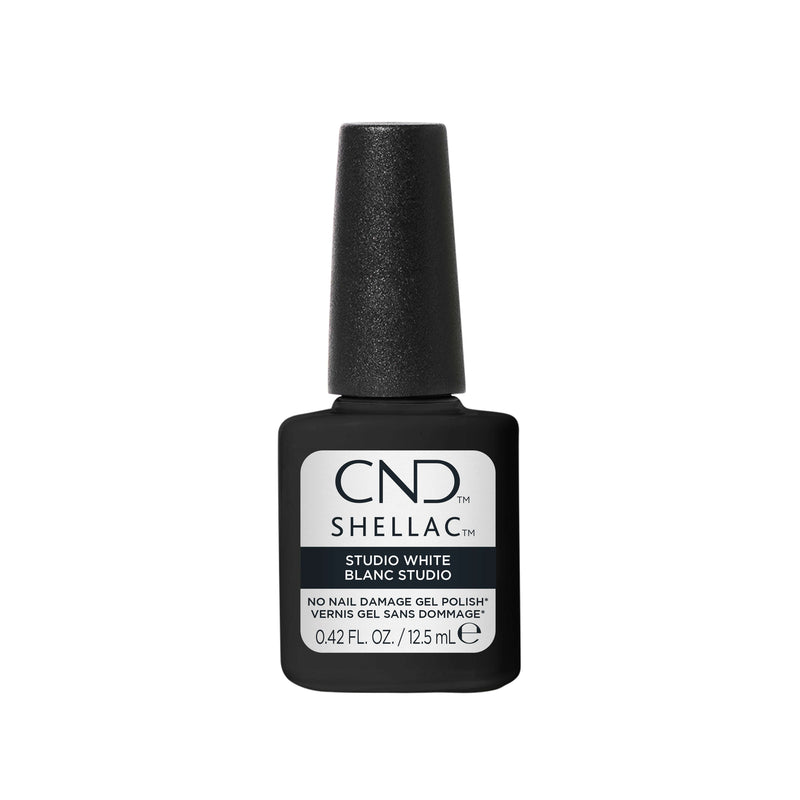 CND - SHELLAC Gel Polish - Studio White #151 | 0.42 fl oz / 12.5 mL