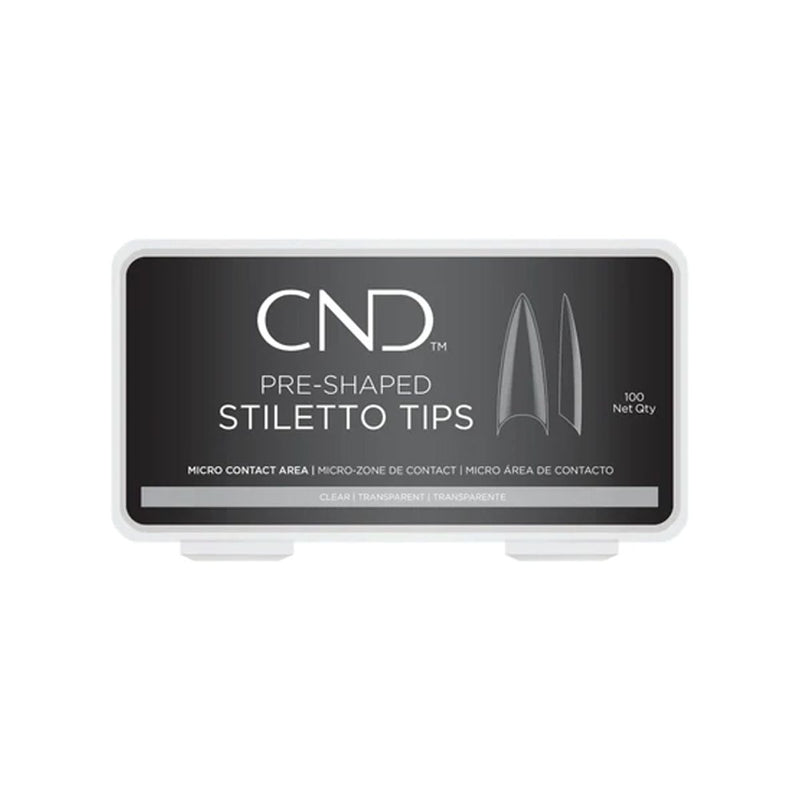 CND - Stiletto Tips Natural 100 Un - Limolin 