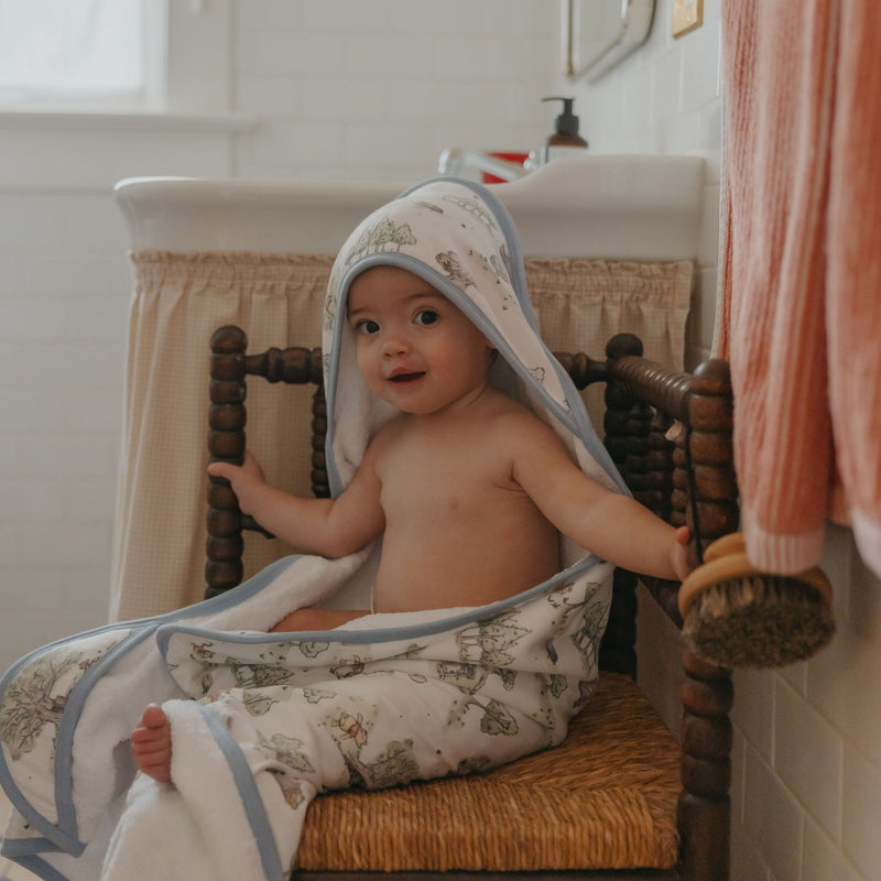 Copper Pearl - Hundred Acre Wood Premium Knit Hooded Towel - lifestyle