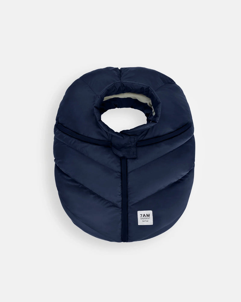 7AM Enfant - Car Seat Cocoon - Navy Plush
