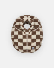 7AM Enfant - Car Seat Cocoon - Checker Berber — Checkers Tan — image 1