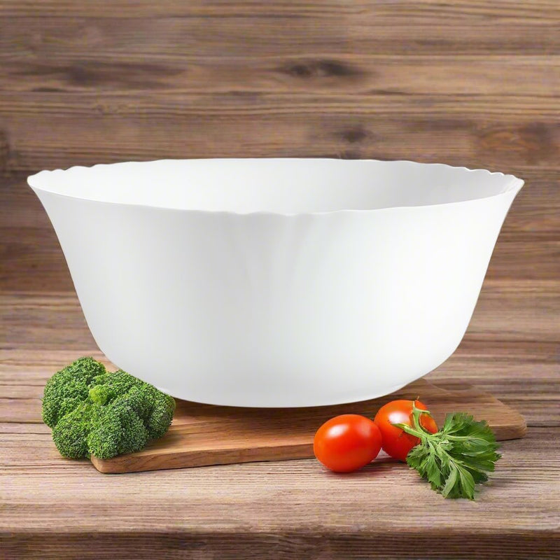 Luminarc – Cadix White Serving Bowl – 24 cm – product view