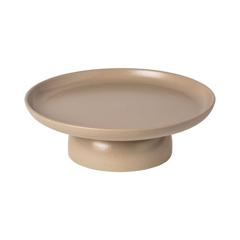 Casafina - Pacifica Chestnut Footed plate - Limolin 