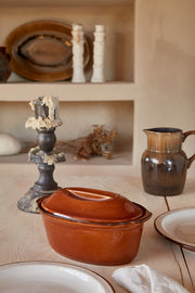 Casafina - Poterie Caramel Covered Oval casserole - Limolin 