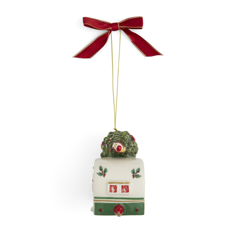 Spode - Christmas Tree Figural - Camper Van Ornament | 3.5 in / 8.9 cm
