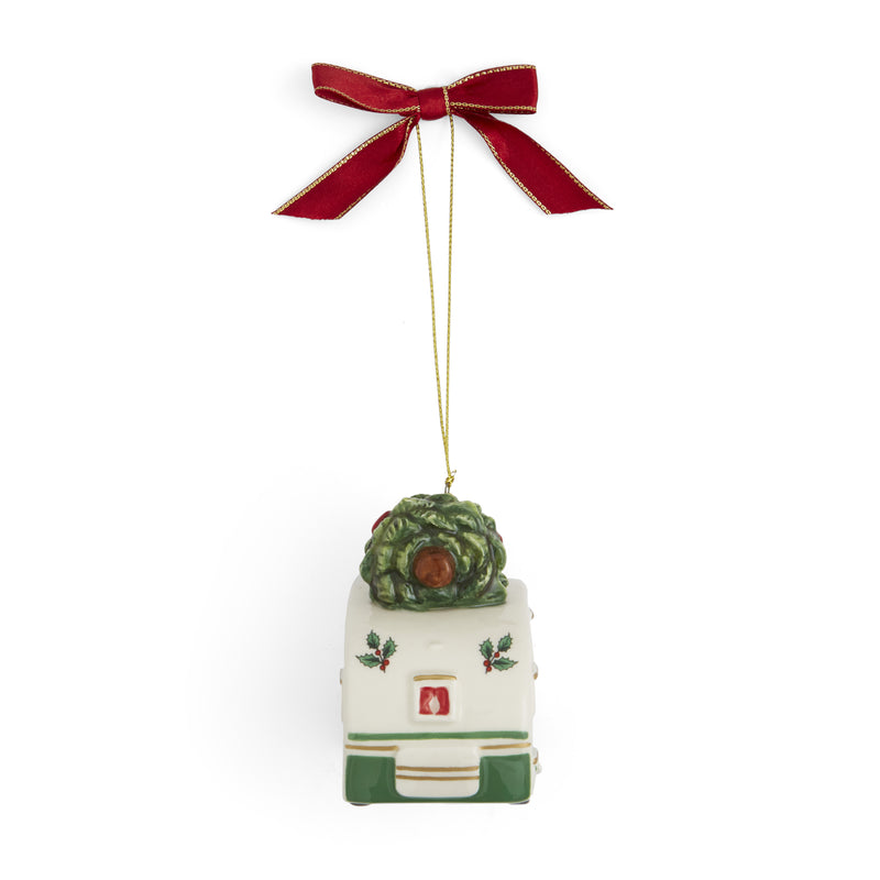 Spode - Christmas Tree Figural - Camper Van Ornament | 3.5 in / 8.9 cm