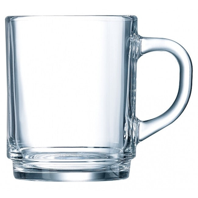 Luminarc – Clear Stackable Glass Mug – 8.5 fl oz – product view