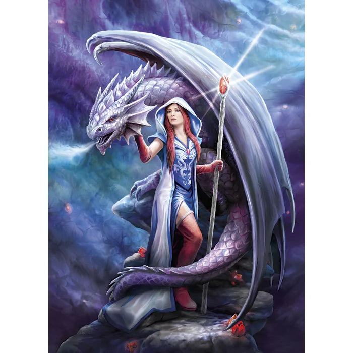 Clementoni - 1000-Piece Puzzle (Stokes-Dragon Mage) - Limolin 